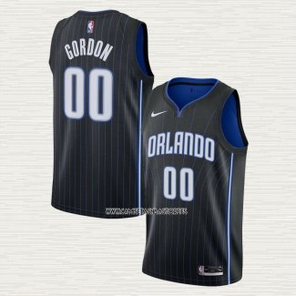 Aaron Gordon NO 00 Camiseta Orlando Magic Icon 2019-20 Negro