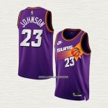 Cameron Johnson NO 23 Camiseta Phoenix Suns Classic 2022-23 Violeta