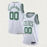 Camiseta Boston Celtics Personalizada Association 2020-21 Blanco