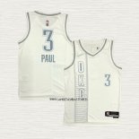 Chris Paul NO 3 Camiseta Oklahoma City Thunder Ciudad 2021-22 Blanco
