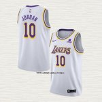 DeAndre Jordan NO 10 Camiseta Los Angeles Lakers Association 2021-22 Blanco