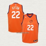 Deandre Ayton Camiseta Nino Phoenix Suns Statement 2020-21 Naranja