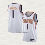 Devin Booker NO 1 Camiseta Phoenix Suns Association Blanco