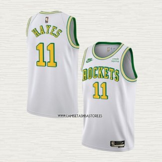 Elvin Hayes NO 11 Camiseta Houston Rockets Classic 2022-23 Blanco