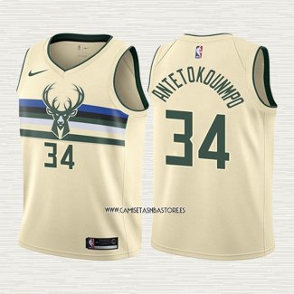 Giannis Antetokounmpo NO 34 Camiseta Nino Milwaukee Bucks Ciudad Crema