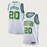 Gordon Hayward NO 20 Camiseta Boston Celtics Ciudad Blanco