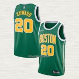 Gordon Hayward NO 20 Camiseta Boston Celtics Earned 2018-19 Verde