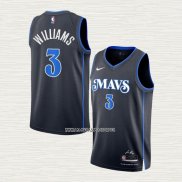 Grant Williams NO 3 Camiseta Dallas Mavericks Ciudad 2023-24 Azul