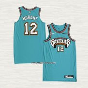 Ja Morant NO 12 Camiseta Memphis Grizzlies Classic Autentico Verde