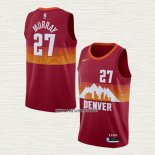 Jamal Murray NO 27 Camiseta Denver Nuggets Ciudad 2020-21 Rojo