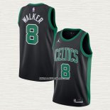 Kemba Walker NO 8 Camiseta Boston Celtics Statement 2020-21 Negro