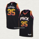 Kevin Durant NO 35 Camiseta Nino Phoenix Suns Statement 2022-23 Negro