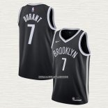 Kevin Durant NO 7 Camiseta Brooklyn Nets Icon 2020-21 Negro
