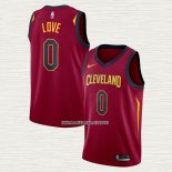 Kevin Love NO 0 Camiseta Cleveland Cavaliers Icon Rojo