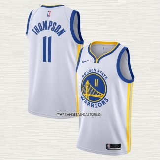 Klay Thompson NO 11 Camiseta Golden State Warriors Association 2020-21 Blanco