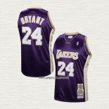 Kobe Bryant NO 24 Camiseta Los Angeles Lakers Hardwood Classics Hall Of Fame 2020 Violeta