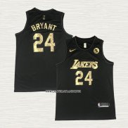 Kobe Bryant NO 24 Camiseta Los Angeles Lakers Negro