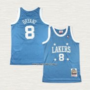 Kobe Bryant NO 8 Camiseta Nino Los Angeles Lakers Mitchell & Ness 2004-05 Azul