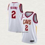 Kyrie Irving NO 2 Camiseta Cleveland Cavaliers Association 2017-18 Blanco