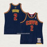 Kyrie Irving NO 2 Camiseta Cleveland Cavaliers Mitchell & Ness 2011-12 Azul