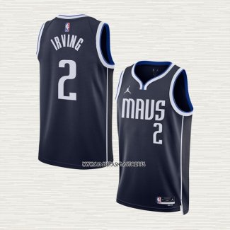 Kyrie Irving NO 2 Camiseta Dallas Mavericks Statement 2022-23 Azul