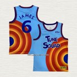 Lebron James NO 6 Camiseta Tune Squad Azul