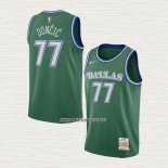 Luka Doncic NO 77 Camiseta Dallas Mavericks Mitchell & Ness 2018-19 Verde