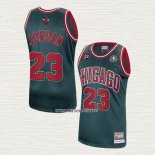 Michael Jordan NO 23 Camiseta Chicago Bulls Mitchell & Ness 1997-98 Verde