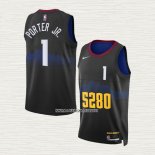 Michael Porter JR. NO 1 Camiseta Denver Nuggets Ciudad 2023-24 Negro