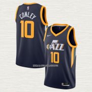 Mike Conley NO 10 Camiseta Utah Jazz Icon 2020-21 Azul