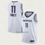Mike Conley NO 11 Camiseta Memphis Grizzlies Association Blanco