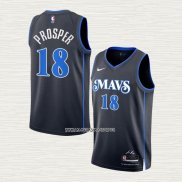 Olivier-Maxence Prosper NO 18 Camiseta Dallas Mavericks Ciudad 2023-24 Azul