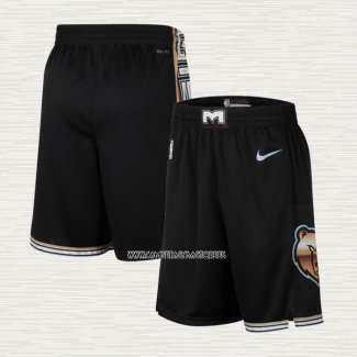 Pantalone Memphis Grizzlies Ciudad 2022-23 Negro