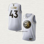 Pascal Siakam NO 43 Camiseta Toronto Raptors Golden Edition Blanco