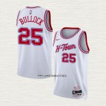 Reggie Bullock NO 25 Camiseta Houston Rockets Ciudad 2023-24 Blanco