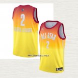 Shai Gilgeous-Alexander NO 2 Camiseta Oklahoma City Thunder All Star 2023 Naranja