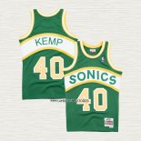 Shawn Kemp NO 40 Camiseta Seattle SuperSonics Retro Historic Verde