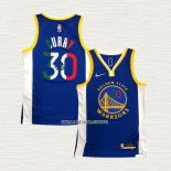 Stephen Curry NO 30 Camiseta Golden State Warriors Icon Royal Special Mexico Edition Azul
