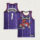 Tracy Mcgrady NO 1 Camiseta Toronto Raptors Classic Edition Violeta