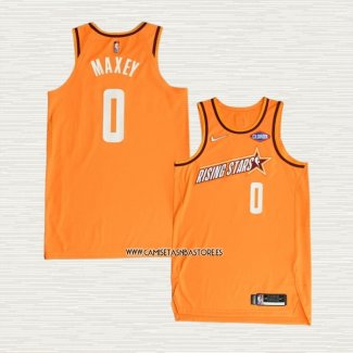 Tyrese Maxey NO 0 Camiseta 2022 Rising Star Worthy Naranja