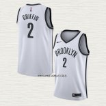 Blake Griffin NO 2 Camiseta Brooklyn Nets Association 2020 Blanco