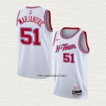 Boban Marjanovic NO 51 Camiseta Houston Rockets Ciudad 2023-24 Blanco