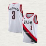 C.j. McCollum NO 3 Camiseta Portland Trail Blazers Association 2020-21 Blanco