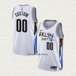 Camiseta Brooklyn Nets Personalizada Ciudad 2022-23 Blanco