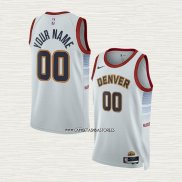 Camiseta Denver Nuggets Personalizada Ciudad 2022-23 Blanco