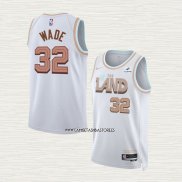 Dean Wade NO 32 Camiseta Cleveland Cavaliers Ciudad 2022-23 Blanco