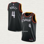 Evan Mobley NO 14 Camiseta Cleveland Cavaliers Ciudad 2020-21 Negro