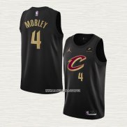 Evan Mobley NO 4 Camiseta Cleveland Cavaliers Statement 2022-23 Negro