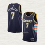 Facundo Campazzo NO 7 Camiseta Denver Nuggets Ciudad 2021-22 Azul