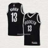 James Harden NO 13 Camiseta Nino Brooklyn Nets Icon Negro